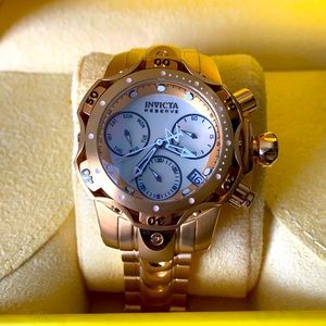 Invicta Venom Watch Gold